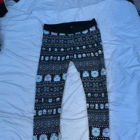 2 pyjamas pants Santa and owls - Picture 2 of 5